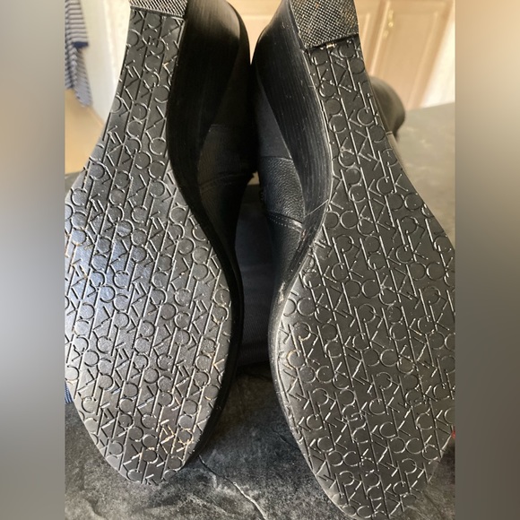 Ladies Calvin Klein Knee Boots - Picture 6 of 14